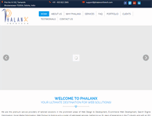 Tablet Screenshot of phalanxinfotech.com